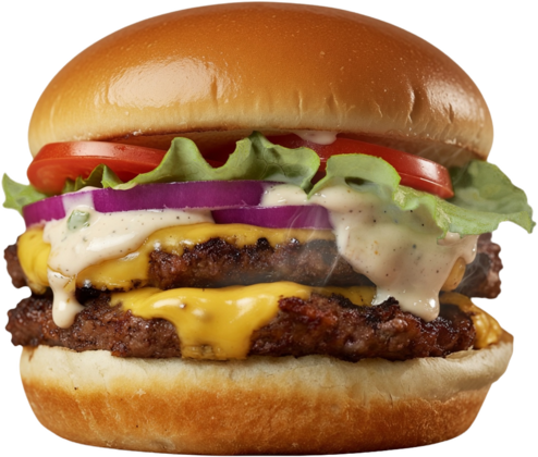 Double cheeseburger
